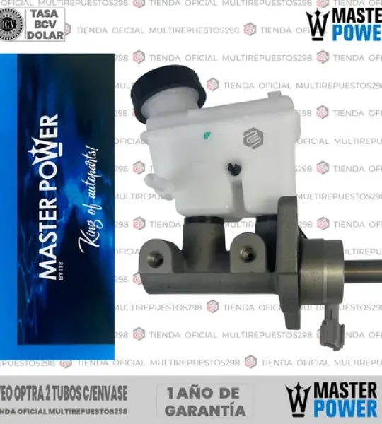 BOMBA FRENO MP 93742398AL AVEO OPTRA 2 TUBOS C/ENVASE