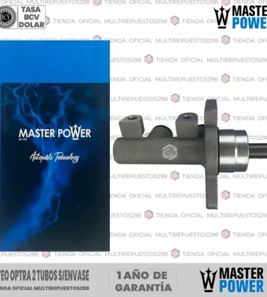BOMBA FRENO MP 93742398 AVEO OPTRA 2 TUBOS S/ENVASE