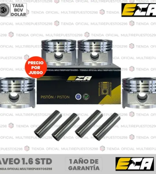 PISTON ECA 96389106-STD AVEO 1.6