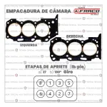 TORNILLOS FRACO BH-8610 FORTUNER FJ KAVAK 4.0 1GR