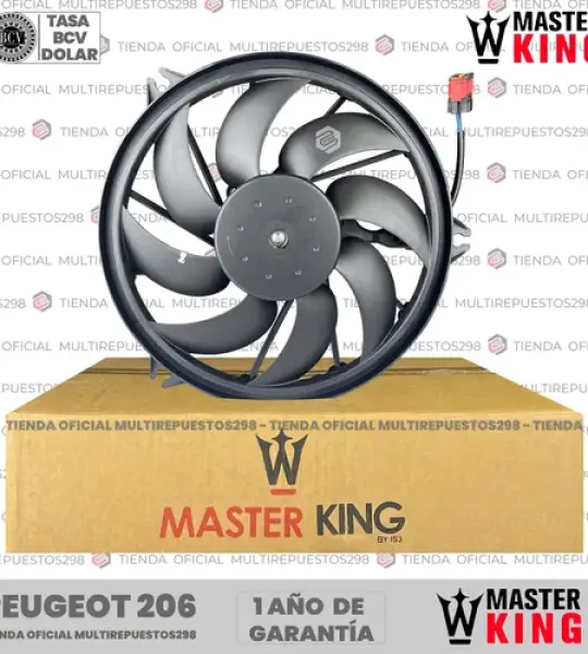 ELECTROVENTILADOR MK 1253.91 PEUGEOT 206