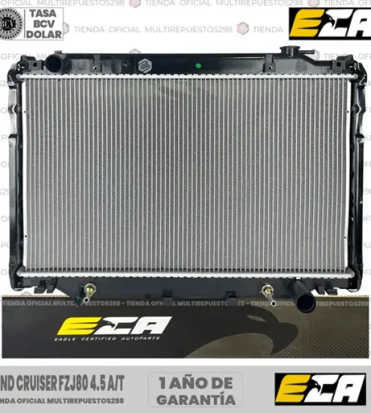 RADIADOR ECA 16400-66081 LAND CRUISER FZJ80 4.5 A/T