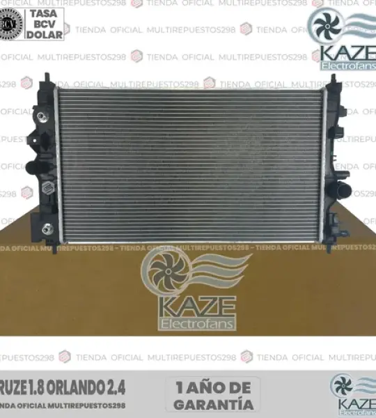RADIADOR KAZE 13336889 CRUZE 1.8 ORLANDO 2.4 A/T