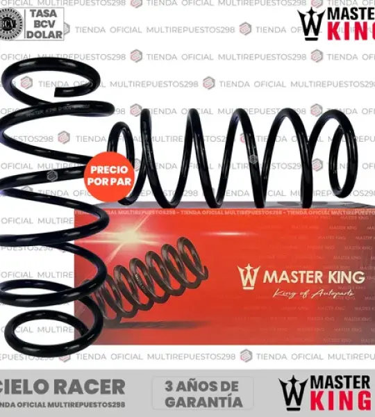 ESPIRALES MK D-001-R CIELO RACER DEL (PAR)