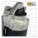 ARRANQUE ECA 32566 CLIO SYMBOL LOGAN KANGOO