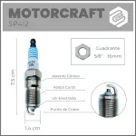 BUJIA MOTORCRAFT SP412