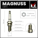BUJIA MAGNUSS D8TC MOTO
